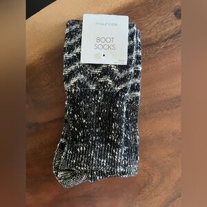 Maurices Monochrome Zigzag Women's Boot Socks
